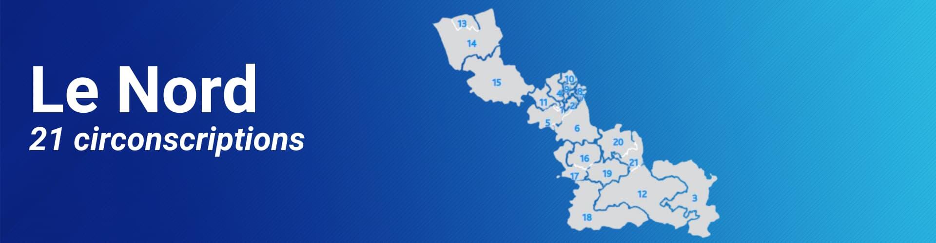 21 circonscriptions dans le Nord